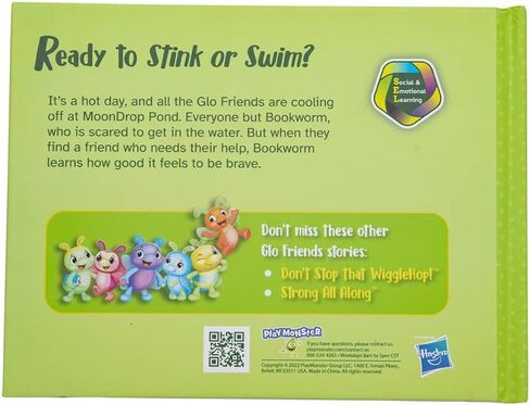 Playskool Glo Friends - كتاب مع لعبة التعلم العاطفي الاجتماعي المتوهجة - وقت القصة مع Wigglebug - للأعمار من عامين فما فوق in Kuwait