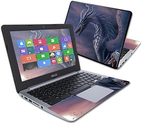 Mightyskins Skin Compatible with Asus Chromebook 11.6" C200ma Wrap Cover Sticker Skins Dragon Fantasy in Saudi Arabia