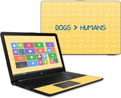 MightySkins Skin Compatible with HP 15t Laptop 15.6" (2017) - All My Friends are Dead | Protective, Durable, and Unique Vinyl Decal wrap Cover | Easy to Apply, Remove | Made in The USA in Kuwait