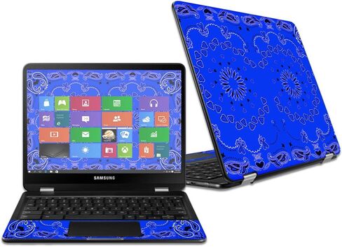 MightySkins Skin Compatible with Samsung Chromebook Pro 12.3" - Antique Purple | Protective, Durable, and Unique Vinyl Decal wrap Cover | Easy to Apply, Remove, and Change Styles | Made in The USA in Saudi Arabia