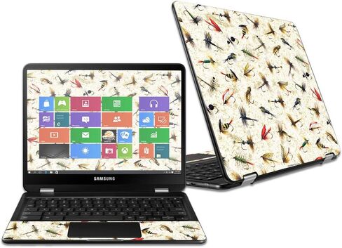 MightySkins Skin Compatible with Samsung Chromebook Pro 12.3" - Antique Purple | Protective, Durable, and Unique Vinyl Decal wrap Cover | Easy to Apply, Remove, and Change Styles | Made in The USA in Saudi Arabia