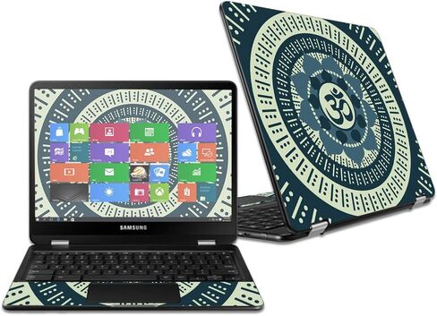 MightySkins Skin Compatible with Samsung Chromebook Pro 12.3" - Antique Purple | Protective, Durable, and Unique Vinyl Decal wrap Cover | Easy to Apply, Remove, and Change Styles | Made in The USA in Saudi Arabia