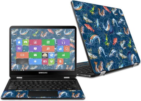 MightySkins Skin Compatible with Samsung Chromebook Pro 12.3" - Antique Purple | Protective, Durable, and Unique Vinyl Decal wrap Cover | Easy to Apply, Remove, and Change Styles | Made in The USA in Saudi Arabia