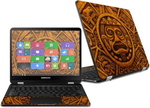 MightySkins Skin Compatible with Samsung Chromebook Pro 12.3" - Antique Purple | Protective, Durable, and Unique Vinyl Decal wrap Cover | Easy to Apply, Remove, and Change Styles | Made in The USA in Saudi Arabia