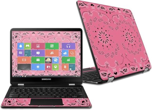 MightySkins Skin Compatible with Samsung Chromebook Pro 12.3" - Antique Purple | Protective, Durable, and Unique Vinyl Decal wrap Cover | Easy to Apply, Remove, and Change Styles | Made in The USA in Saudi Arabia