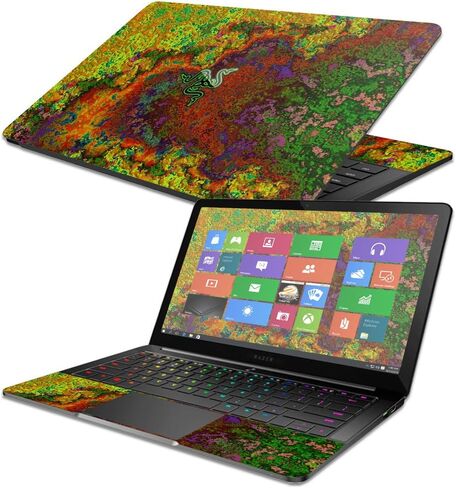 MightySkins Skin Compatible with Razer Blade Stealth 13.3" 2017 - Black Diamond Plate | Protective, Durable, and Unique Vinyl wrap Cover | Easy to Apply, Remove, and Change Styles | Made in The USA in Saudi Arabia