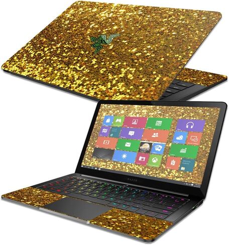 MightySkins Skin Compatible with Razer Blade Stealth 13.3" 2017 - Black Diamond Plate | Protective, Durable, and Unique Vinyl wrap Cover | Easy to Apply, Remove, and Change Styles | Made in The USA in Saudi Arabia