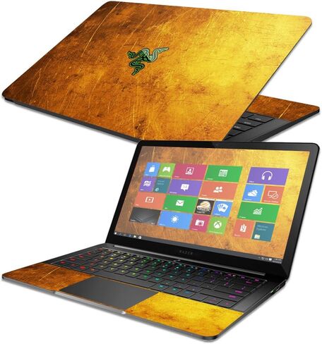 MightySkins Skin Compatible with Razer Blade Stealth 13.3" 2017 - Black Diamond Plate | Protective, Durable, and Unique Vinyl wrap Cover | Easy to Apply, Remove, and Change Styles | Made in The USA in Saudi Arabia