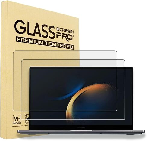 واقي شاشة من الزجاج المقوى مقاس 16 بوصة لجهاز 2023 Samsung Galaxy Book 3 Pro 16 بوصة/Galaxy Book 3 Ultra 16 بوصة/Galaxy Book 3 Pro 360 16 بوصة تعمل باللمس، 9H، 2.5D in Saudi Arabia