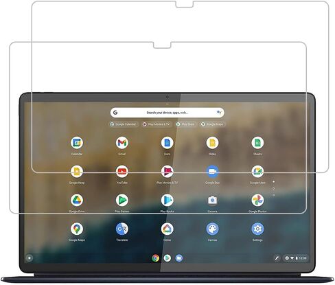 واقي شاشة لجهاز Lenovo ThinkPad Chromebook Duet 5 (13.3 بوصة)/ Yoga 6(2022)/Yoga Slim 7، طبقة من الزجاج المقوى مضادة للخدش، خالية من الفقاعات، عالية الوضوح (عبوتان) in Saudi Arabia
