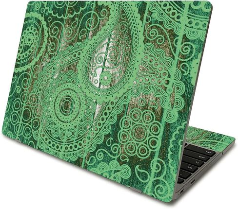 MightySkins Skin Compatible with Samsung Chromebook 4 (2021) 11.6" - Vintage Paisley | Protective, Durable, and Unique Vinyl Decal wrap Cover | Easy to Apply and Change Styles | Made in The USA in Saudi Arabia