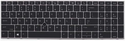 New Backlit Laptop Keyboard Replacement for HP ZBOOK 15 G5 G6 17 G5 G6 US Keyboard with POINT L29635-001 L12765-001 L28407-001. in Saudi Arabia