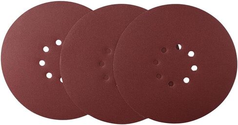 FEIYING 10Pcs Sanding Sheets, 120 Grit Sander Sandpaper, 9-Inch 8-Hole Hook and Loop Sanding Discs Sander Pads Abrasive Sandpaper for Drywall Sander in Kuwait