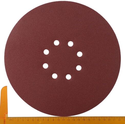 FEIYING 10Pcs Sanding Sheets, 120 Grit Sander Sandpaper, 9-Inch 8-Hole Hook and Loop Sanding Discs Sander Pads Abrasive Sandpaper for Drywall Sander in Kuwait