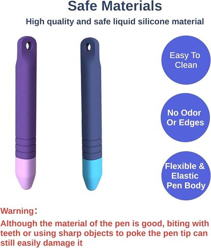 Stylus Pen for Kids, Universal Stylus Pens Compatible with Amazon Fire Tablet for Kids, Kindle, iPad/iPhone All Capacitive Touch Screens (2 Blue) in Saudi Arabia