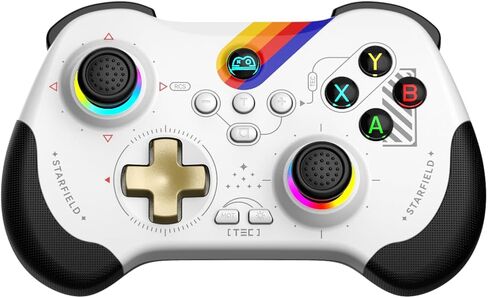 Koiiko Bluetooth Gaming Controller for Hall Effect Triggers Hall left & right rocker, Gamepad for ipad/iphone (USB-C) Android/PC/Switch/Xbox/PS3/PS4, Pocket Size (Black) in Saudi Arabia