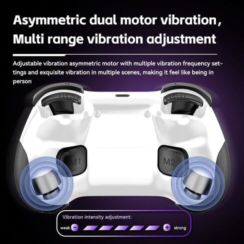 Koiiko Bluetooth Gaming Controller for Hall Effect Triggers Hall left & right rocker, Gamepad for ipad/iphone (USB-C) Android/PC/Switch/Xbox/PS3/PS4, Pocket Size (Black) in Saudi Arabia
