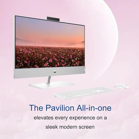 اتش بي بافيليون الكل في واحد، شاشة لمس فل اتش دي 23.8 بوصة، معالج انتل كور i5-13400T، ذاكرة الوصول العشوائي 32 جيجا، 2 تيرابايت اس اس دي، RJ-45، HDMI، لوحة مفاتيح وماوس لاسلكي، واي فاي، ويندوز 11 برو، ابيض in Kuwait