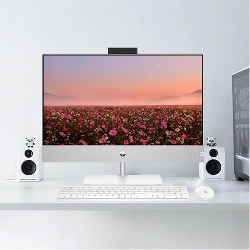 اتش بي بافيليون الكل في واحد، شاشة لمس فل اتش دي 23.8 بوصة، معالج انتل كور i5-13400T، ذاكرة الوصول العشوائي 32 جيجا، 2 تيرابايت اس اس دي، RJ-45، HDMI، لوحة مفاتيح وماوس لاسلكي، واي فاي، ويندوز 11 برو، ابيض in Kuwait