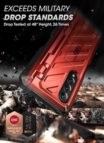 SUPCASE for Galaxy Z Fold 5 Case with S Pen Holder (Unicorn Beetle Pro), [Built-in Screen Protector & Stand] [Military-Grade Protection] Heavy Duty Protective Phone Case for Samsung Fold 5, Guldan in Saudi Arabia