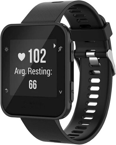 أربطة معصم بديلة لـ Garmin Forerunner 35/30، حزام معصم من السيليكون الناعم لـ Garmin Forerunner 35/30 in Saudi Arabia