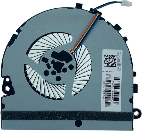 CPU Cooling Fan for HP 15-DA Series 15-DA000 15-DA100 15-DA200 15-DA0024LA TPN-C135 C136 L20473-001 KSB05105HADZ6 in Saudi Arabia
