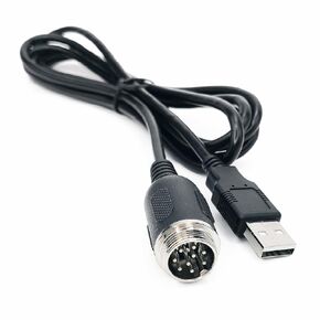 Connection USB Cable Adapter for Thrustmaster TH8A, Replacement Accessories