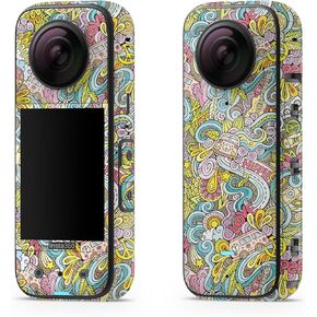Carbon Fiber Skin Compatible with Insta360 X3 (2022) - Anime Fan - Premium 3M Vinyl Protective Wrap Decal Cover - Easy to Apply | Crafted in The USA by MightySkins
