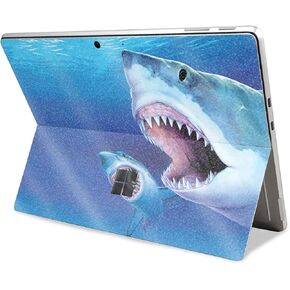 Glossy Glitter Tablet Skin Compatible with Microsoft Surface Pro 11 (2024) - Bullet Holes - Premium 3M Vinyl Protective Wrap Decal Cover - Easy to Apply | Crafted in The USA by MightySkins