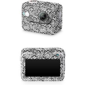 Carbon Fiber Skin Compatible with Insta360 GO 3 (2023) - Abstract Black - Premium 3M Vinyl Protective Wrap Decal Cover - Easy to Apply | Crafted in The USA by MightySkins