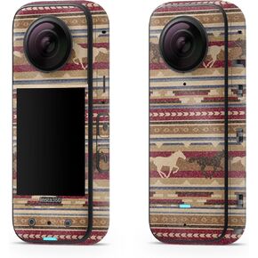 Carbon Fiber Skin Compatible with Insta360 X3 (2022) - Black Damask - Premium 3M Vinyl Protective Wrap Decal Cover - Easy to Apply | Crafted in The USA by MightySkins