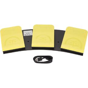 USB Foot Pedal, Mechanical Bluetooth USB Triple Foot Pedal Switch Program Customized Computer Keyboard Mouse Game Action HID
