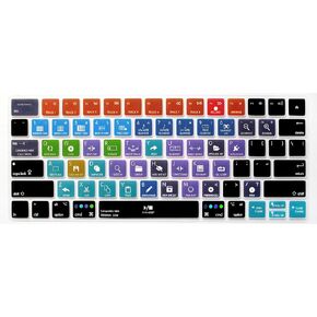 HRH Illustrator AI Functional Shortcut Hotkey Keyboard Cover Silicone Skin for Magic Wireless Keyboard MLA22LL/A (A1644,2015 Released) with US Layout