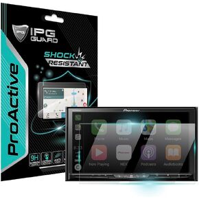 IPG ProActive for PIONEER AVH-W4500NEX 6.94" 9H Hardness Screen Protector Smooth Glass Touch Ultra Responsive High Clarity Anti Scratch Smudge & Shock Proof Nano Technology Guard forAVH-W4500NEX