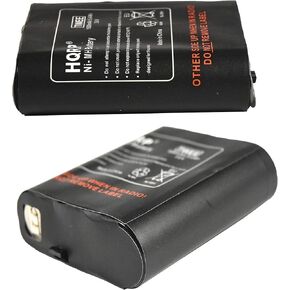 HQRP 1500mAh Two Rechargeable Batteries Compatible with Motorola T5709, T5710, T5720, T5820, T5920, T5950, T6530, T6550, T8510 Two-Way Radio