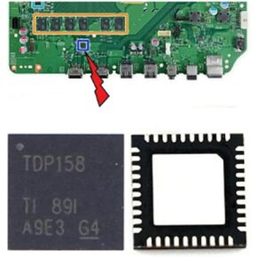 HDMI IC Control Chip Retimer TDP158 Repair Parts Replacement for Xbox One X Console (1)