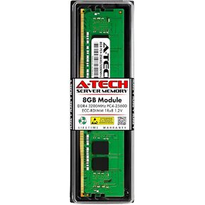 A-Tech 8GB Replacement for Samsung M393A1K43DB2-CWE - DDR4 3200MHz PC4-25600 ECC Registered RDIMM 288-Pin 1Rx8 1.2V - Single Server Memory RAM Stick (M393A1K43DB2-CWE-ATC)