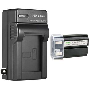Kastar 1-Pack EN-EL1 Battery and AC Wall Charger Replacement for Nikon Coolpix 5700, Cooipix 8700, Coolpix 775, Coolpix 880, Coolpix 885, Coolpix 995, Coolpix E880 Camera