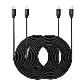 ROFI USB C to USB C Cable, [2Pack 6FT] 60W Power Delivery Fast Charge Type C Cord Compatible with MacBook Pro/iPad Pro/Galaxy S20/Microsoft Surface/Google Pixel and Other USB C Device (6 Feet, Red)