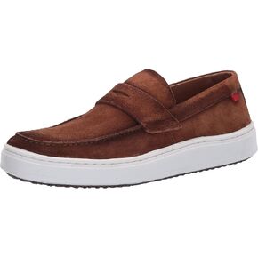 Marc Joseph New York Men's Leather Made in Brazil Luxury Comfortable Penny Detail Sneaker