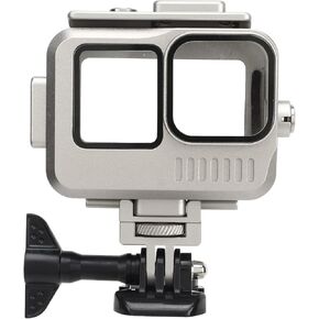 Waterproof Housing Case, 40M Deep Panoramic Camera Waterproof Protective Case, 9H Tempered Glass Double Cold Shoe Drop Resistance Shell Cover for 11 10 9