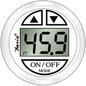 Faria 13150 Dress Depth Sounder (Transom Mounted Transducer) SN2011-2, White