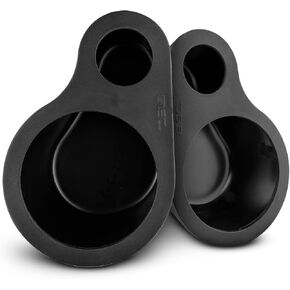 DS18 EN8P High Density Abs 2-Way Universal Pod Fits 1 x 8 Loudspeaker and 1 x 2.95" Tweeter - for All Elements Cars, Trucks, ATVs, UVTs (1 Set Left & Right - NO Speakers)