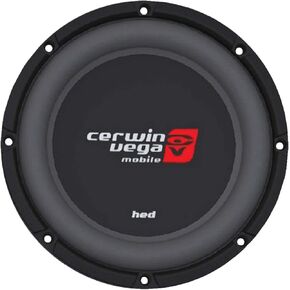 CERWIN-VEGA! HED 12" 250W RMS 4 Ohm DVC Shallow Subwoofer - Power, Precision, and Style for Your 12 Inch Car Subwoofer, Ideal for Superior Car Audio Performance HS124D