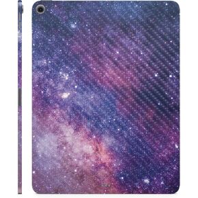 Carbon Fiber Skin Compatible with Apple iPad Air 11 (M2) 2024 - Violet Stars - Premium 3M Vinyl Protective Wrap Decal Cover - Easy to Apply | Crafted in The USA by MightySkins