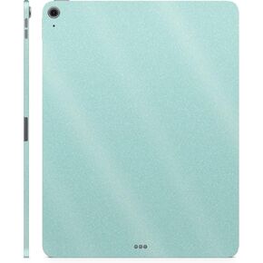 Glossy Glitter Skin Compatible with Apple iPad Air 11 (M2) 2024 - Solid Seafoam - Premium 3M Vinyl Protective Decal Cover - Easy to Apply | Crafted in The USA by MightySkins