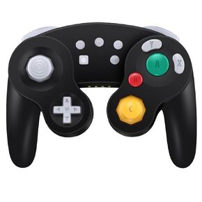 DTCGBIN Wireless Controller for Nintendo Switch/PC/Steam,One-Button Wake Up, 4-Level Vibration,6-Axis Gyro Motion, Turbo & Auto Turbo - Black