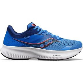 Saucony Women's Ride 16 Sneaker, BLUELIGHT/Black, 7