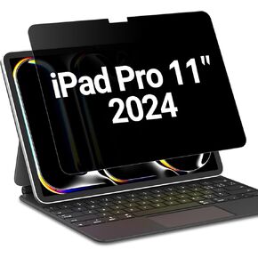FILMEXT Privacy Screen Protector for iPad Pro 11" M4 2024 5th Generation, iPad Pro 11 Screen Protector, Anti Glare Anti Blue Light Anti-Spy Filter [Landscape Privacy]