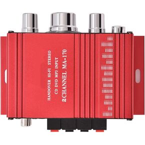 Zerone Power Amplifier,Small Amplifier for Speakers Easy Adjustment Simple Wiring Amp,Single Input Amplifier for DIY